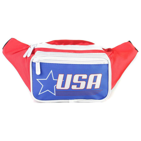 Fanny Pack - USA Red White & Blue Star