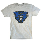 Wampus Cats Head Tee - Grey