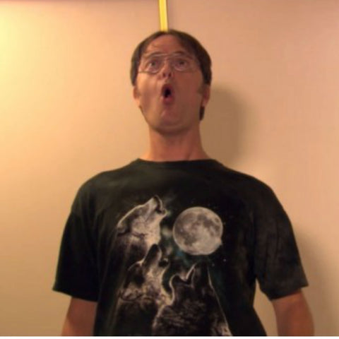Dwight wolf t clearance shirt